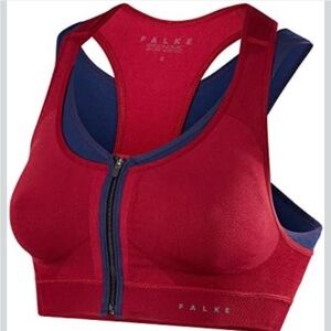 FALKE Versatility High Impact Red and Blue Atheleisure Running Sports Bra